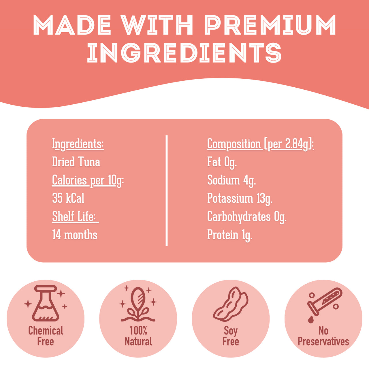 The Granville Island Pet Treatery Freeze Dried Tuna Flakes Treat for pets