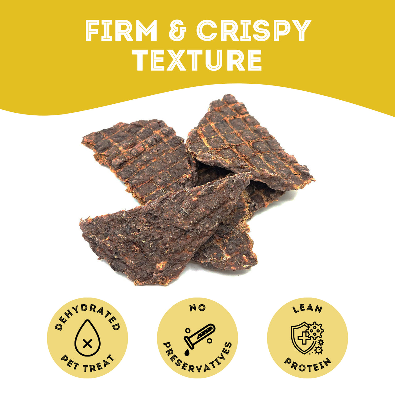 The Granville Island Pet Treatery  Dehydrated Goat Heart Treat for pets