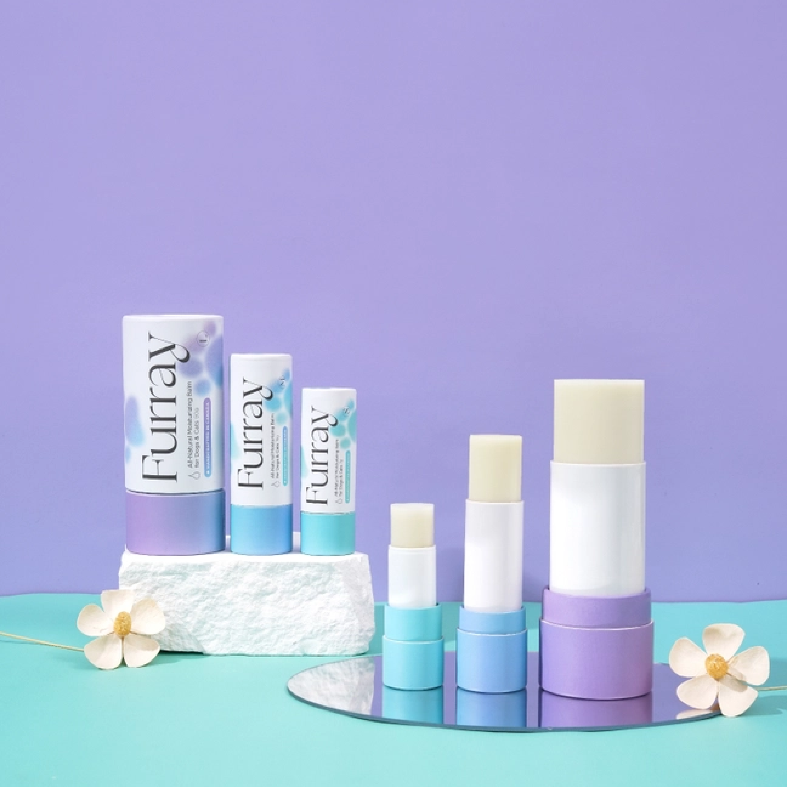 Furray all-natural moisturizing pet balm — pet-safe formula made with natural ingredients