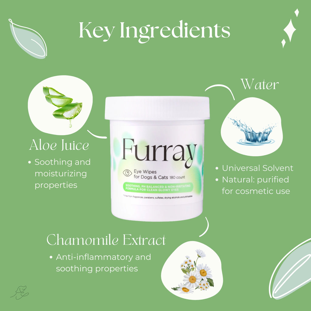 Furray eye wipes — gently clean pets’ eyes with safe natural ingredients