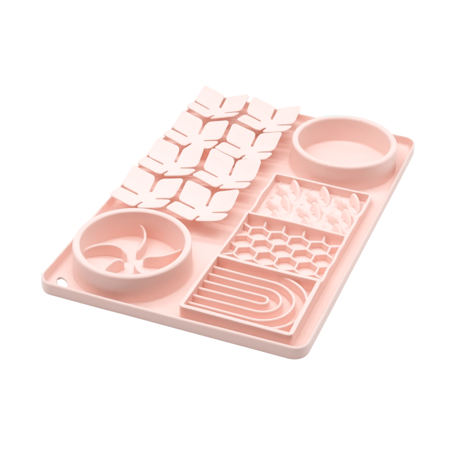 Sniff & Hunt 4 in 1 Silicone Slow Feeding Pad — multi-textured lick mat that slows eating and calms pets naturally