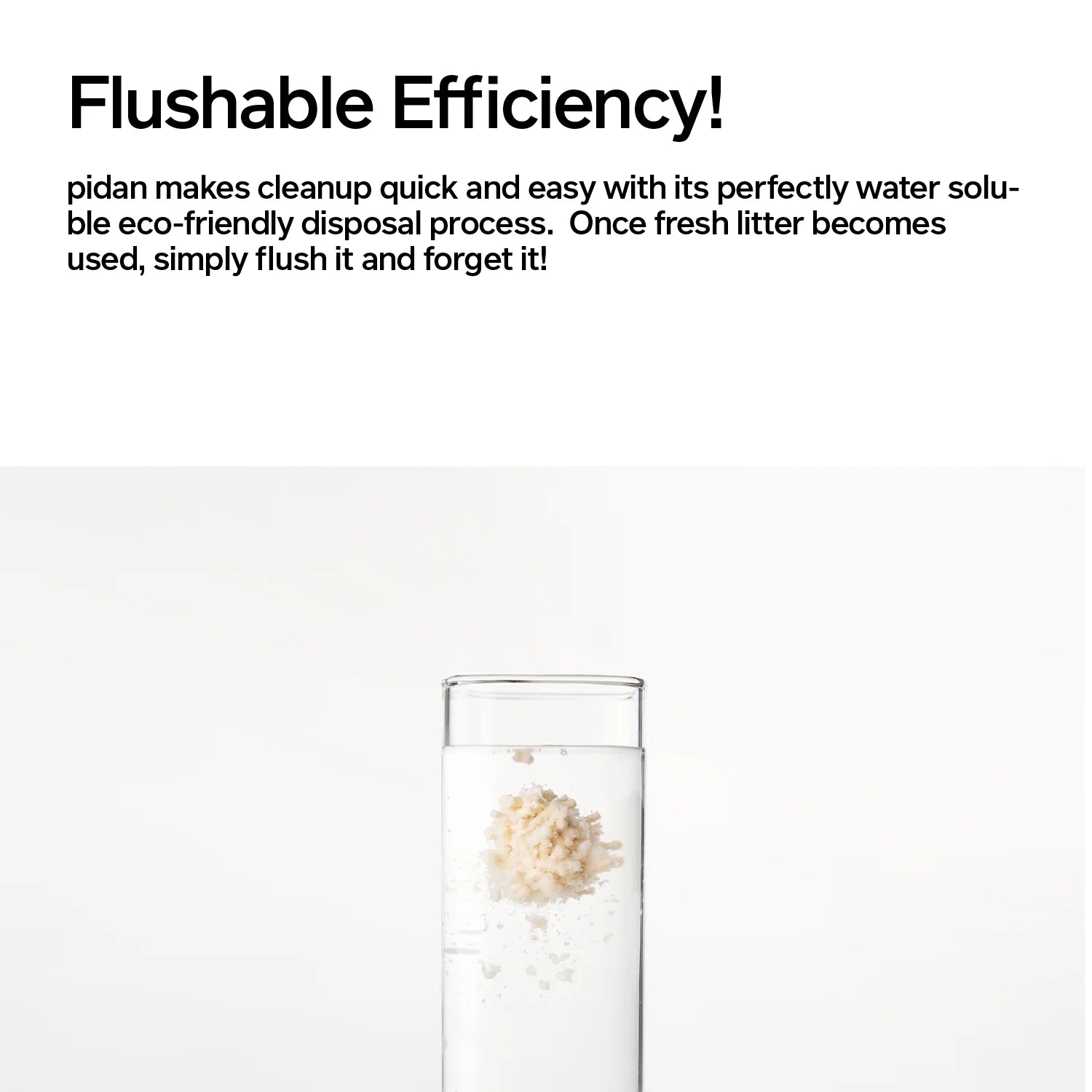 Pidan tofu cat litter — low-dust unscented natural litter for cats