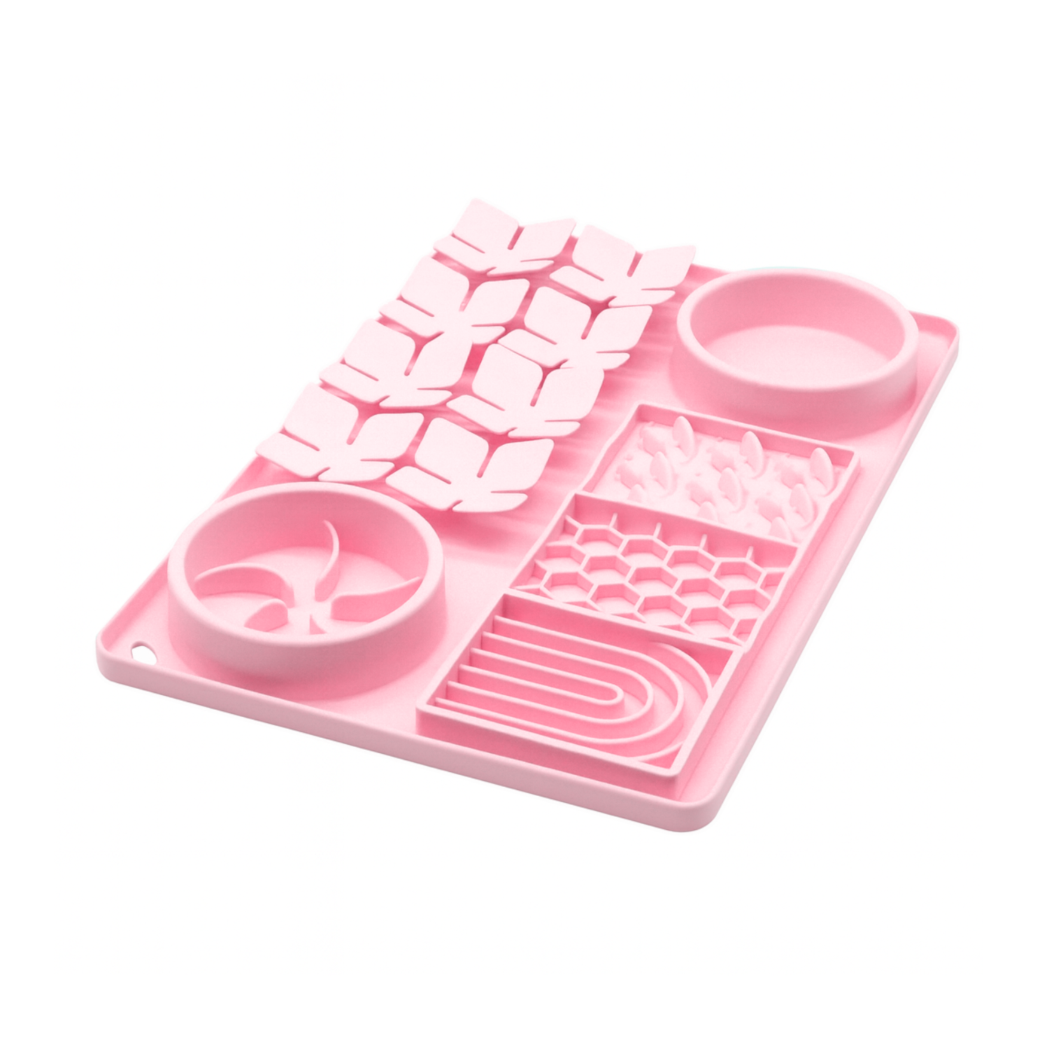 Sniff & Hunt 4 in 1 Silicone Slow Feeding Pad — multi-textured lick mat that slows eating and calms pets naturally